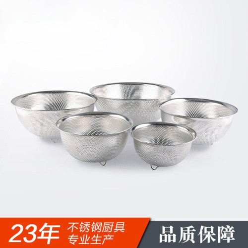 出口日本不鏽鋼瀝水器套裝日式304廚房漏盆蔬菜水果籃