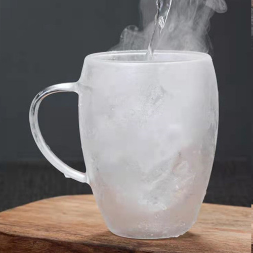 高硼矽雙層隔熱咖啡杯帶把手玻璃水杯蛋形杯花茶水杯果汁杯子 高硼矽雙層隔熱咖啡杯帶把手玻璃水杯蛋形杯花茶水杯果汁杯子