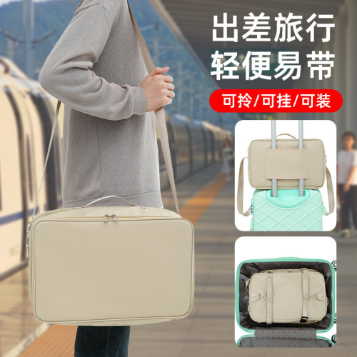 多用途壁掛式皮箱折曡旅行包內膽掛包衣物收納袋單肩可攜式衣櫃