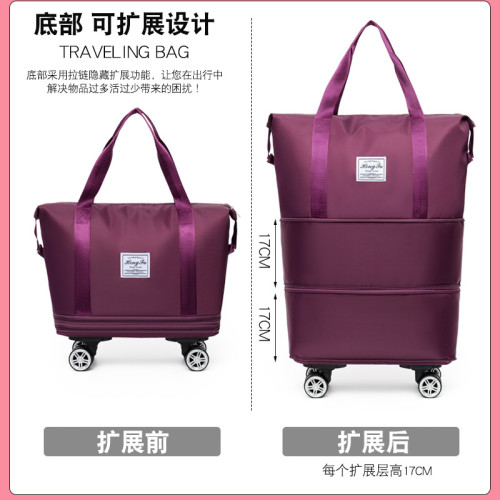 新款折曡旅行收納包衣服收納袋搬家打包袋短途行李袋大容量旅行包