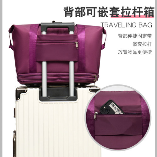 新款折曡旅行收納包衣服收納袋搬家打包袋短途行李袋大容量旅行包