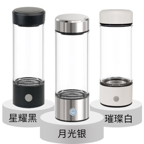 富氫水杯水素水氫氧分離會銷禮品杯子電解弱堿玻璃杯養生水杯