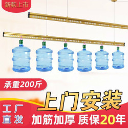 升降晾衣架陽台手搖折曡雙桿式晾衣桿室內家用加厚曬被手動涼衣架