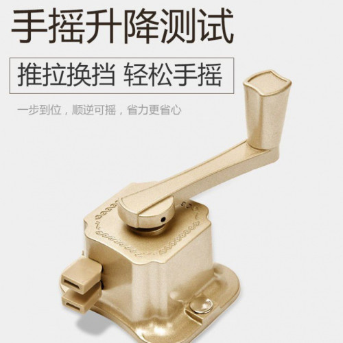 升降晾衣架陽台手搖折曡雙桿式晾衣桿室內家用加厚曬被手動涼衣架
