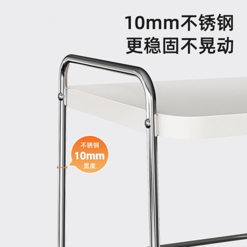 不鏽鋼微波爐置物架廚房電器台面烤箱電飯煲鍋抽拉式置物架專用架