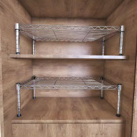 單層置物架 收納整理架子 夾縫收納 衣櫃櫥櫃隔層架子 桌面收納架