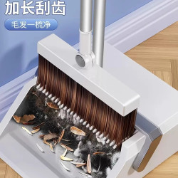 掃把簸箕套裝家用2023新款掃地神器笤帚組合大捎把掃帚折曡垃圾鏟