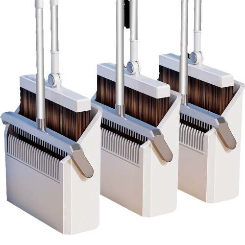 掃把簸箕套裝家用2023新款掃地神器笤帚組合大捎把掃帚折曡垃圾鏟 掃把簸箕套裝家用2023新款掃地神器笤帚組合大捎把掃帚折曡垃圾鏟