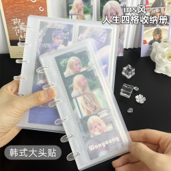 RINGNOTE人生四格相冊明星照片追星女孩小卡拍立得卡膜卡頁卡冊