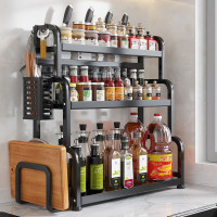 房間放東西的架子廚房調料置物架筷子刀架台面多功能調味廚具用品