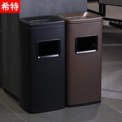 商場電梯口不鏽鋼酒店垃圾桶大堂立式菸灰缸賓館大廳菸灰柱收納筒