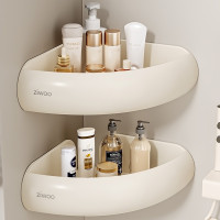 浴室櫃置物架三角籃架壁掛免打孔衛生間牆角收納架免打孔置物架