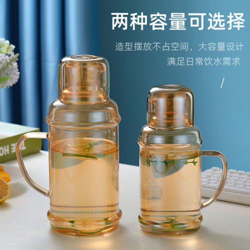 玻璃冷水壺耐高溫涼白開水杯套裝日式大容量儲水瓶夏防爆果汁紥壺