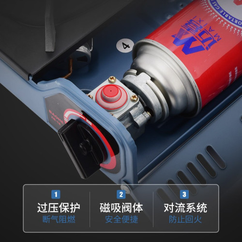 可攜式戶外磁吸卡式爐可攜式車用瓦斯爐家用火鍋卡磁爐小型丁烷瓦斯爐