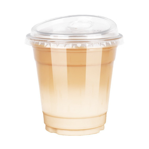 咖啡杯一次性98口徑塑膠pet冷飲啤酒高透明一次性咖啡杯