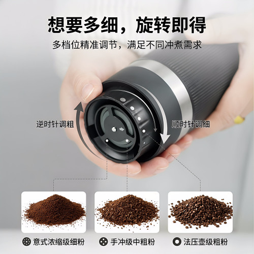 可攜式電動磨豆咖啡機USB充電咖啡磨電動咖啡研磨器咖啡磨粉