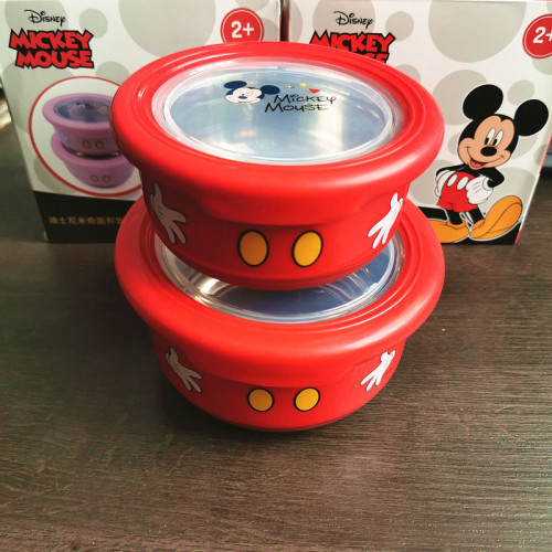 兒童不鏽鋼雙兒大碗吃飯卡通男女寶寶學生幼兒園防摔洗盤碗 兒童不鏽鋼雙兒大碗吃飯卡通男女寶寶學生幼兒園防摔洗盤碗