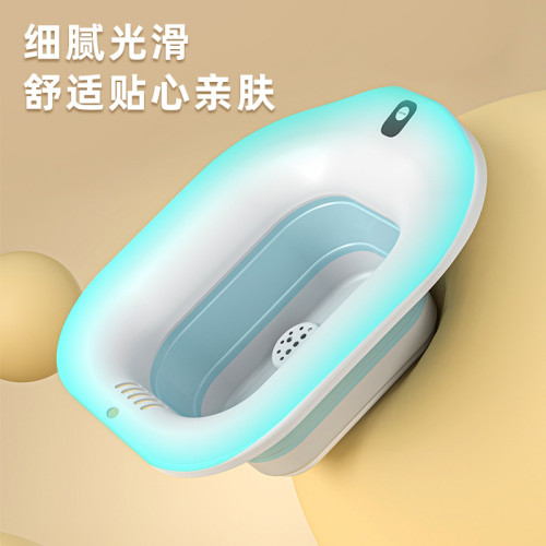 折曡電動坐浴盆女士專用私処孕婦産婦月子痔瘡馬桶洗屁股智能