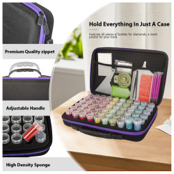 鑽石畫工具精油收納包大容量手提包旅行家用珠珠收納儲物