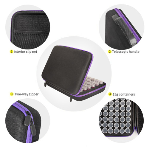 鑽石畫工具精油收納包大容量手提包旅行家用珠珠收納儲物 鑽石畫工具精油收納包大容量手提包旅行家用珠珠收納儲物