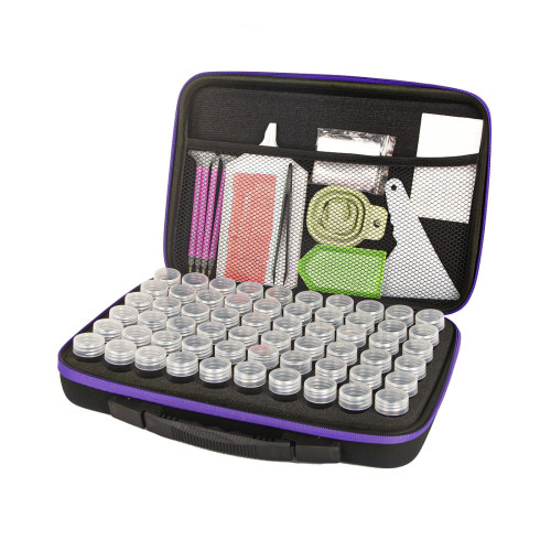 鑽石畫工具精油收納包大容量手提包旅行家用珠珠收納儲物 鑽石畫工具精油收納包大容量手提包旅行家用珠珠收納儲物