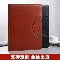 a4商務文件夾帶計算器手提拉鍊銷售經理夾合同文件資料夾
