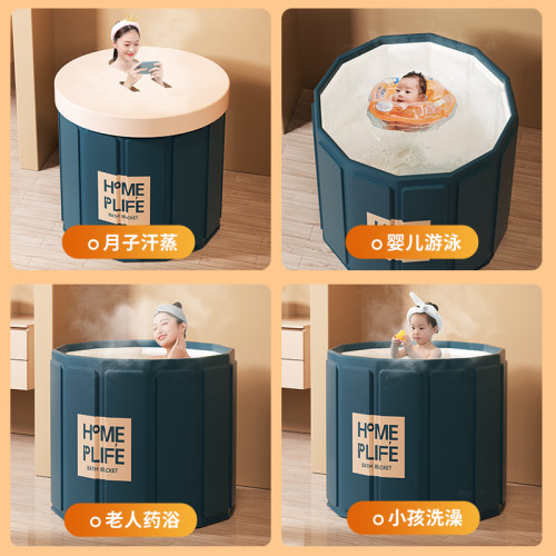 泡澡桶大人可折曡洗澡桶家用全身浴桶洗澡盆成人沐浴桶浴缸