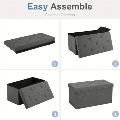  家居大號收納箱三人座儲物凳 多功能客廳收納凳