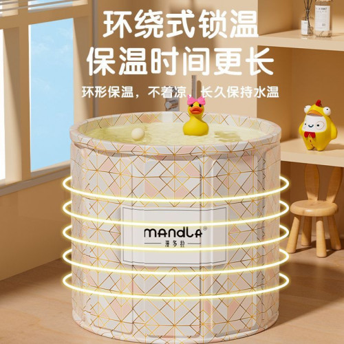 泡澡桶折曡大人家用洗澡桶兒童可坐浴盆全身成人浴桶泡浴桶浴缸