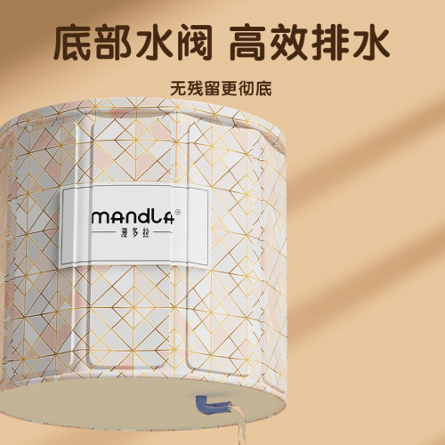 泡澡桶折曡大人家用洗澡桶兒童可坐浴盆全身成人浴桶泡浴桶浴缸