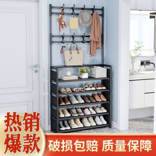 簡易鞋架鞋櫃門口進門多層家用衣帽架學生宿舍出租屋必備收納鞋架