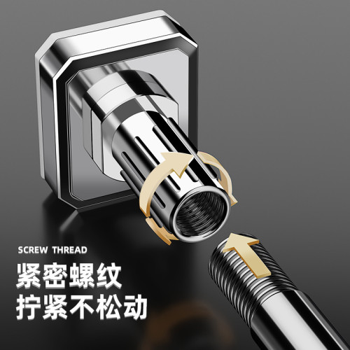 免打孔伸縮桿晾衣桿窗簾桿衣櫃桿子浴簾桿客廳臥室羅馬桿