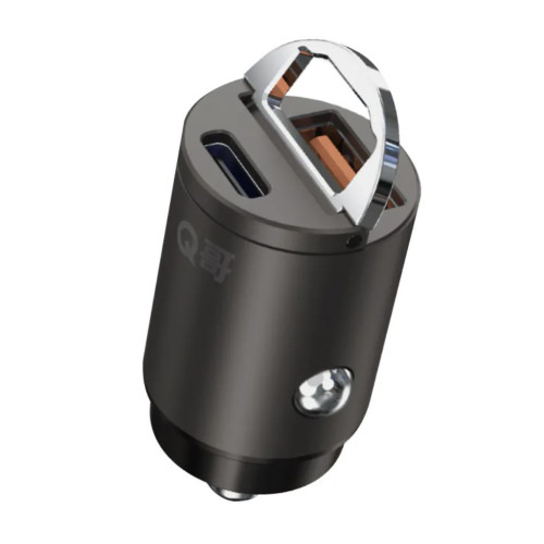 Q哥 45W PD+QC3.0 迷你隱形雙孔車充
