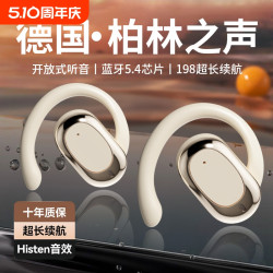 柏林之聲德國藍牙耳機2024新款骨傳導無線降噪掛耳式耳機運動跑步