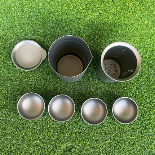 純鈦旅行茶具套裝戶外可攜式超輕露營雙層鷹嘴泡茶器功夫茶具茶杯子 純鈦旅行茶具套裝戶外可攜式超輕露營雙層鷹嘴泡茶器功夫茶具茶杯子