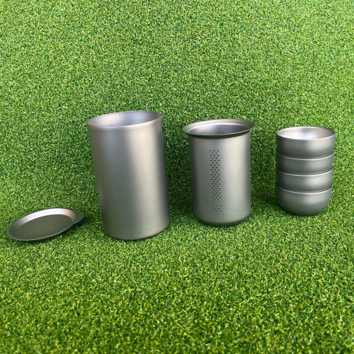純鈦旅行茶具套裝戶外可攜式超輕露營雙層鷹嘴泡茶器功夫茶具茶杯子 純鈦旅行茶具套裝戶外可攜式超輕露營雙層鷹嘴泡茶器功夫茶具茶杯子