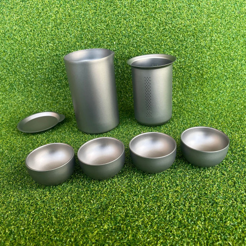 純鈦旅行茶具套裝戶外可攜式超輕露營雙層鷹嘴泡茶器功夫茶具茶杯子 純鈦旅行茶具套裝戶外可攜式超輕露營雙層鷹嘴泡茶器功夫茶具茶杯子