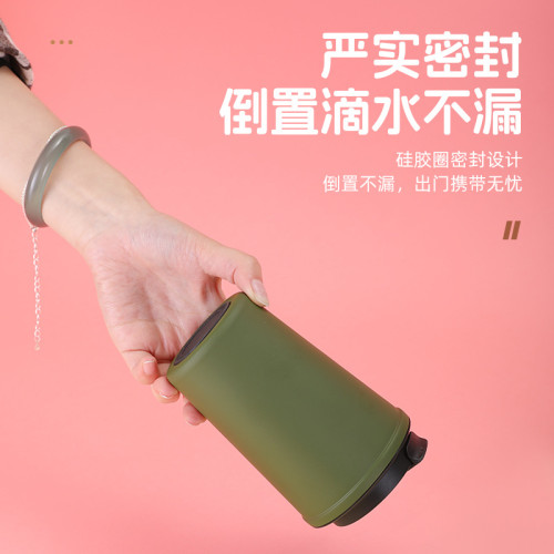 vanow316不鏽鋼保溫杯多色翻蓋可攜式隨行杯雙層真空咖啡杯禮品