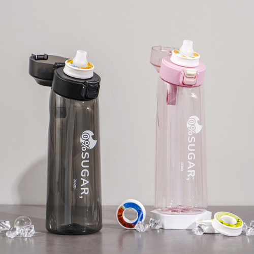 氣味水杯水果聞味道氣味歪脖650ml香味杯玩味水杯帶2個脆香環