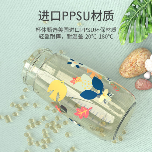 bwoe吸管杯兒童PPSU水杯水壺直飲式寶寶外出小學生防摔幼兒園 bwoe吸管杯兒童PPSU水杯水壺直飲式寶寶外出小學生防摔幼兒園