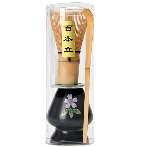 茶筅三件套抹茶工具刷子套裝茶筅立組合點茶工具配件日式茶筅托點