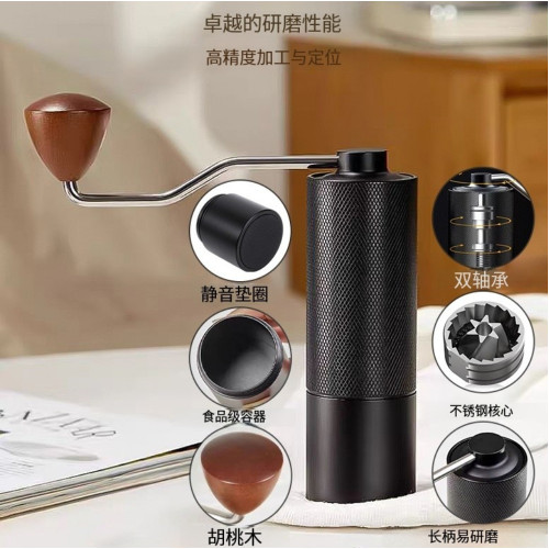 可攜式不鏽鋼咖啡磨豆機手動咖啡機手磨咖啡研磨器七星手搖磨豆機 可攜式不鏽鋼咖啡磨豆機手動咖啡機手磨咖啡研磨器七星手搖磨豆機