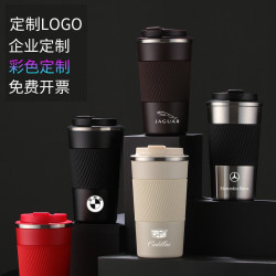 保溫杯女2023新款陶瓷內膽咖啡杯男士水杯戶外手提隨行杯輕奢