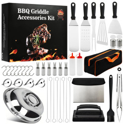 BBQ不鏽鋼燒烤工具套裝料理鏟燒烤鏟板燒鍋鏟子組合烤具