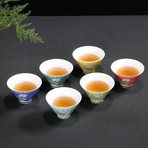 陶瓷茶具茶杯商務伴手禮特色年會客戶節日隨手禮物品茗杯