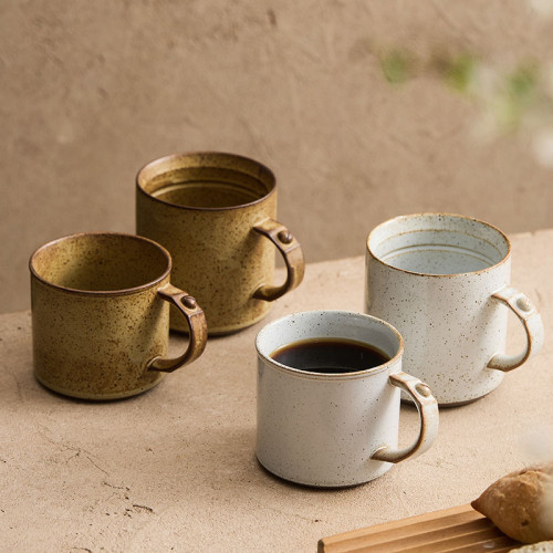 窰變鉚釘杯馬克杯北歐簡約個性咖啡杯高顔值杯子陶瓷辦公室喝水杯