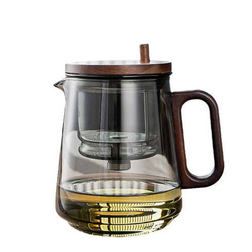 茶壺泡茶家用2024新款茶水分離器泡茶杯玻璃內膽茶具飄逸杯泡茶壺