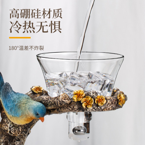 懶人半全自動茶具套裝2024新款磁吸式玻璃泡茶器家用沖茶壺茶杯