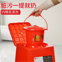 老年人孕婦塑料坐便凳簡易可移動坐便器蹲坑馬桶厠所室內夜壺痰盂