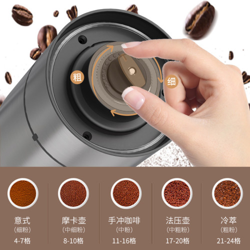 電動咖啡磨豆機全自動意式手沖充電動咖啡粉手搖研磨器磨粉機可攜式